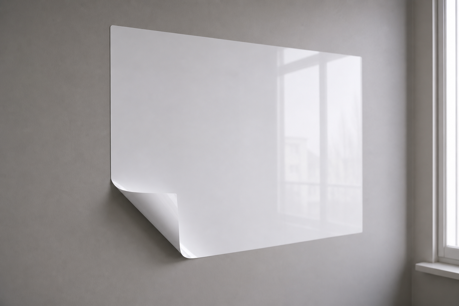 Tableau blanc électrostatique