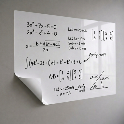 Tableau blanc électrostatique